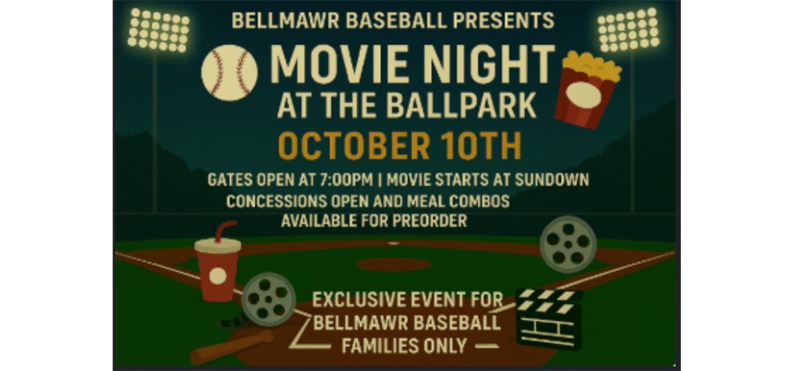 Bellmawr Baseball Family Movie Night